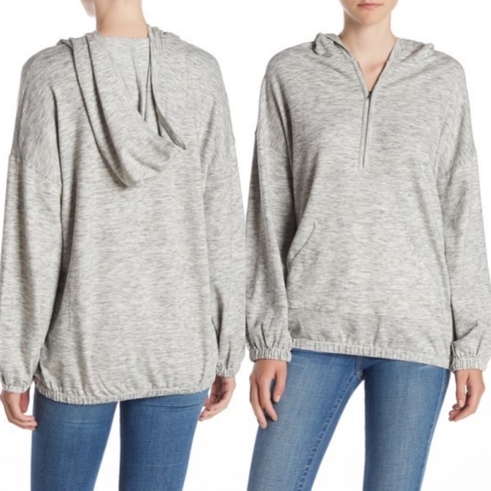 n:PHILANTHROPY Alex Partial Zip Pullover Hoodie